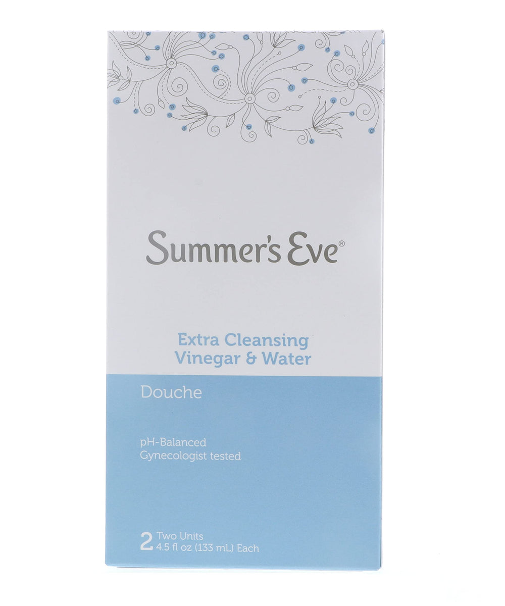 Summer's Eve X Cleansing Twin 9oz bottle front view showing easy-hold design for daily cleansing