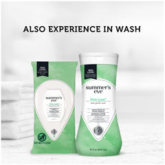 Summer's Eve Aloe Love wipes deliver gentle micellar cleanse for daily freshness