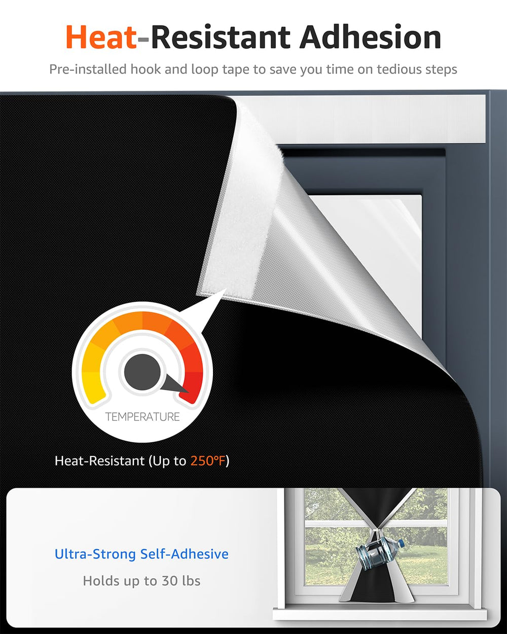Sumobaby heat-resistant tapes ensure secure fit in warm rooms.