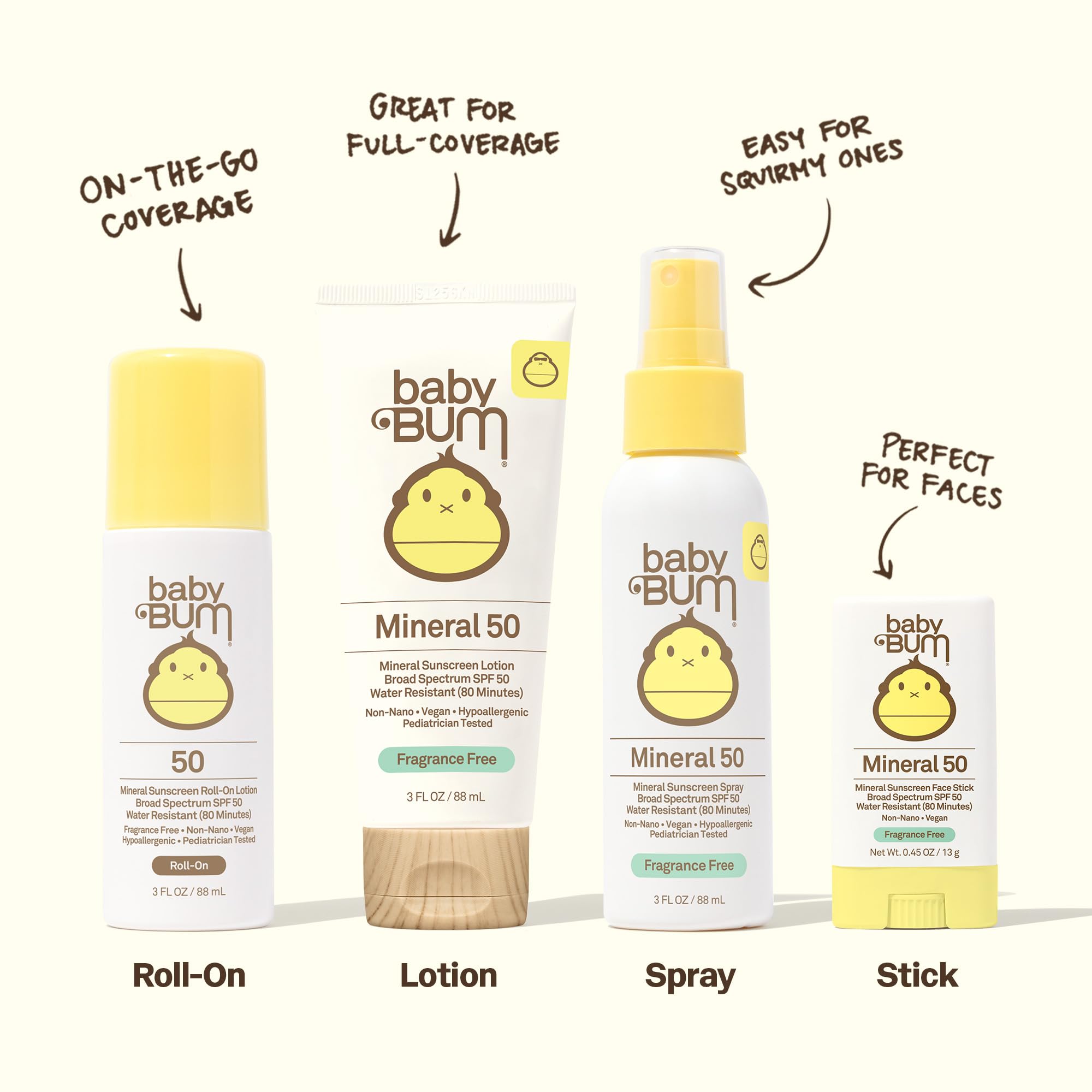Sun Bum fragrance-free sunscreen protects without added scents for sensitive users.