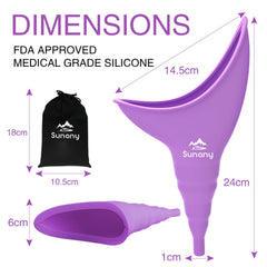 Sunany portable urinal lightweight and easy to carry during outdoor activities.
