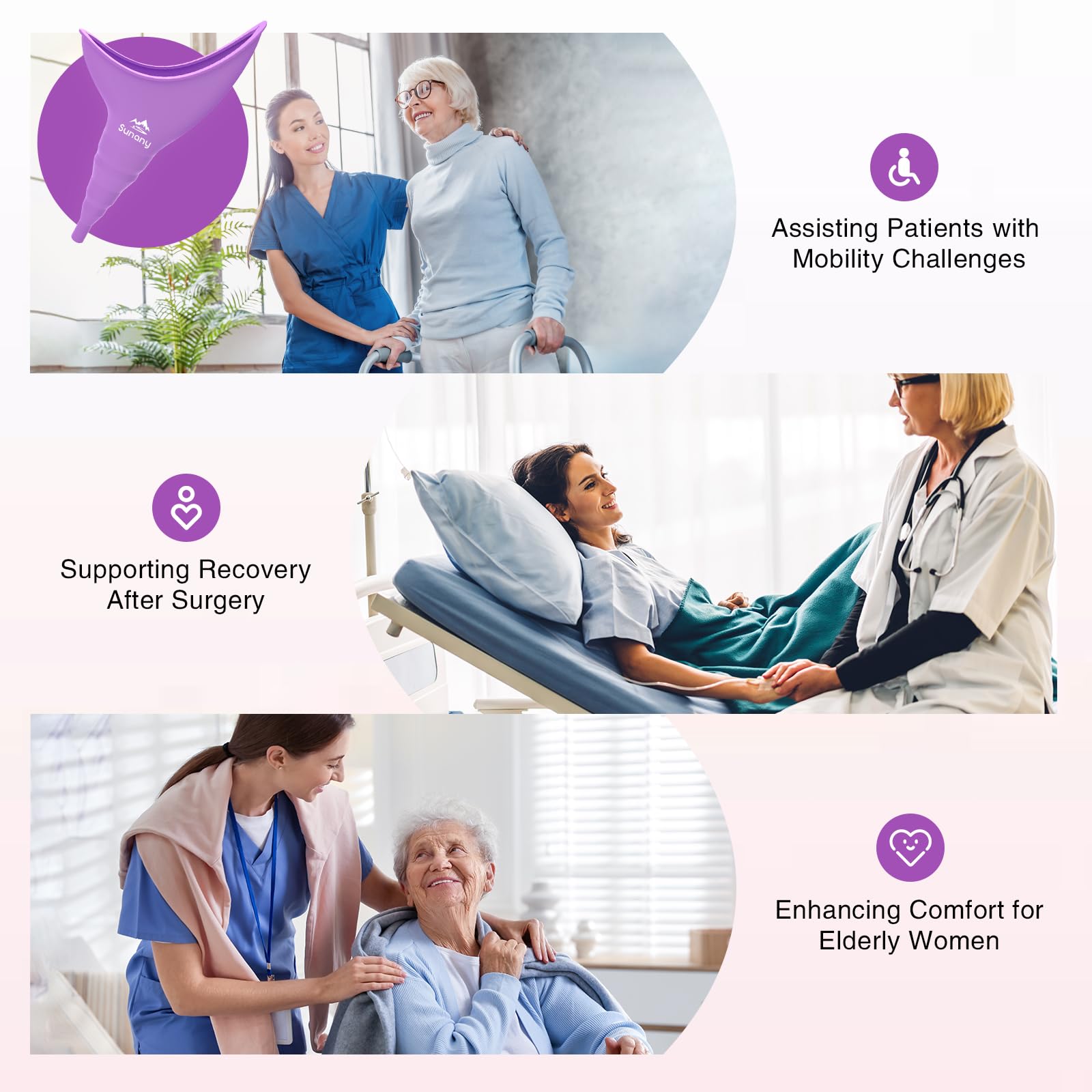 Sunany privacy solution for women supports dignity in busy or public spaces.