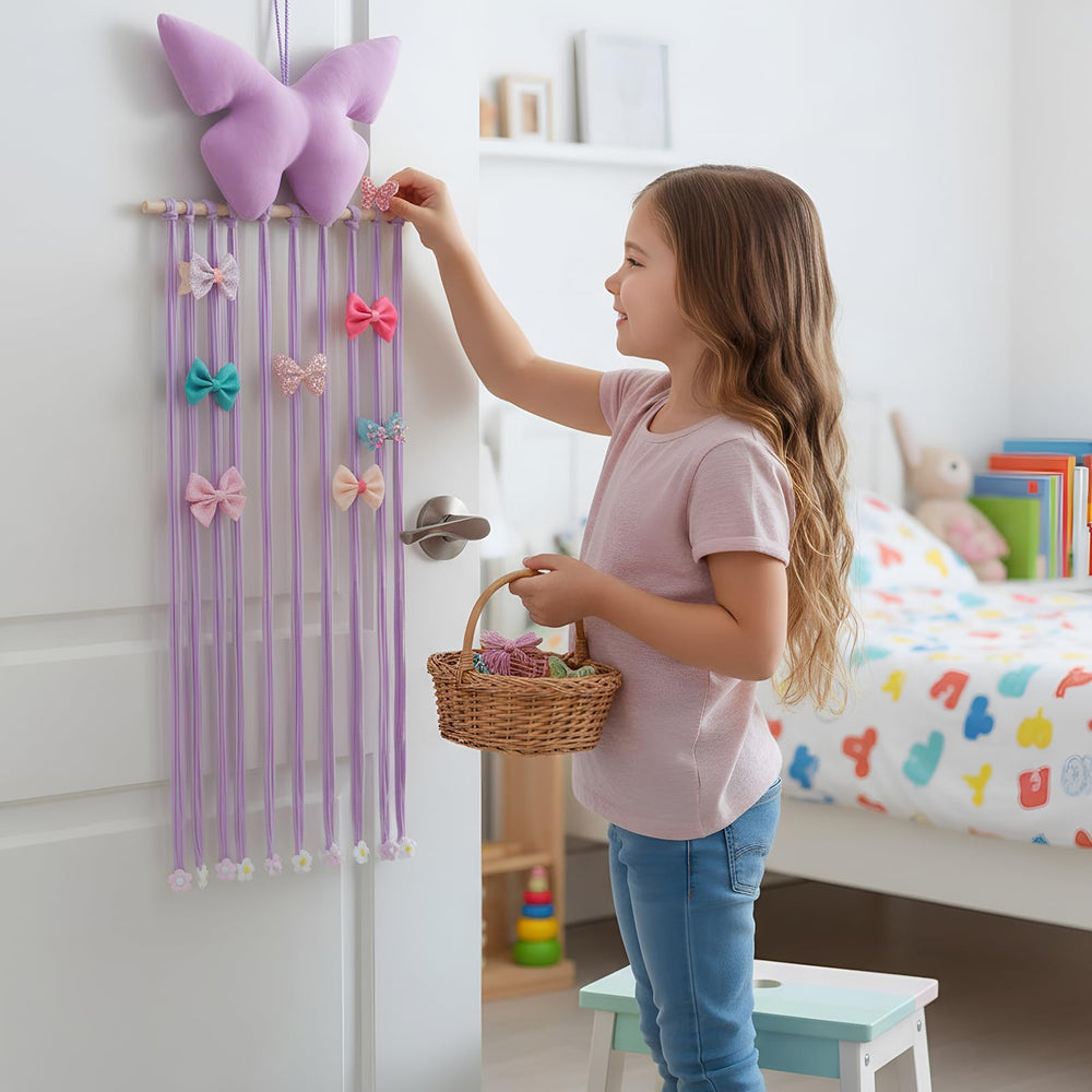 Suncalla bow holder wooden frame offers sturdy storage with child-safe materials