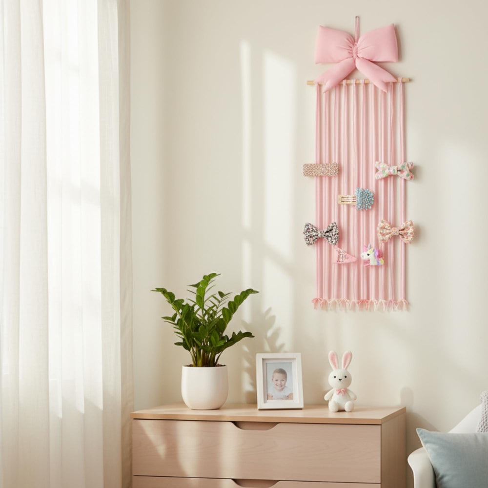 Suncalla bow organizer for daily accessories keeps clips tidy and within reach.