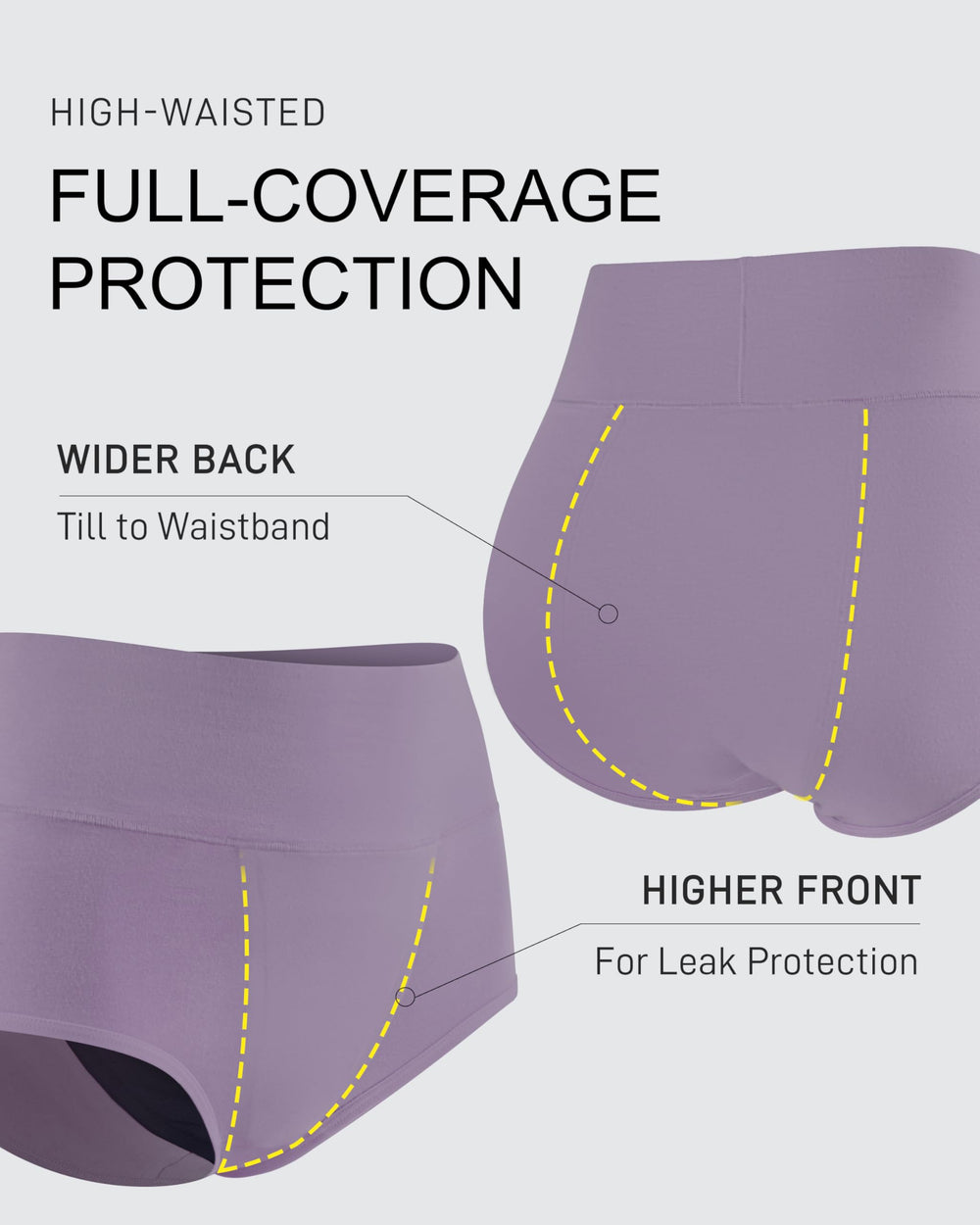 SUNCHIRI anti-leak-edge 2.0 design ensures secure fit during movement