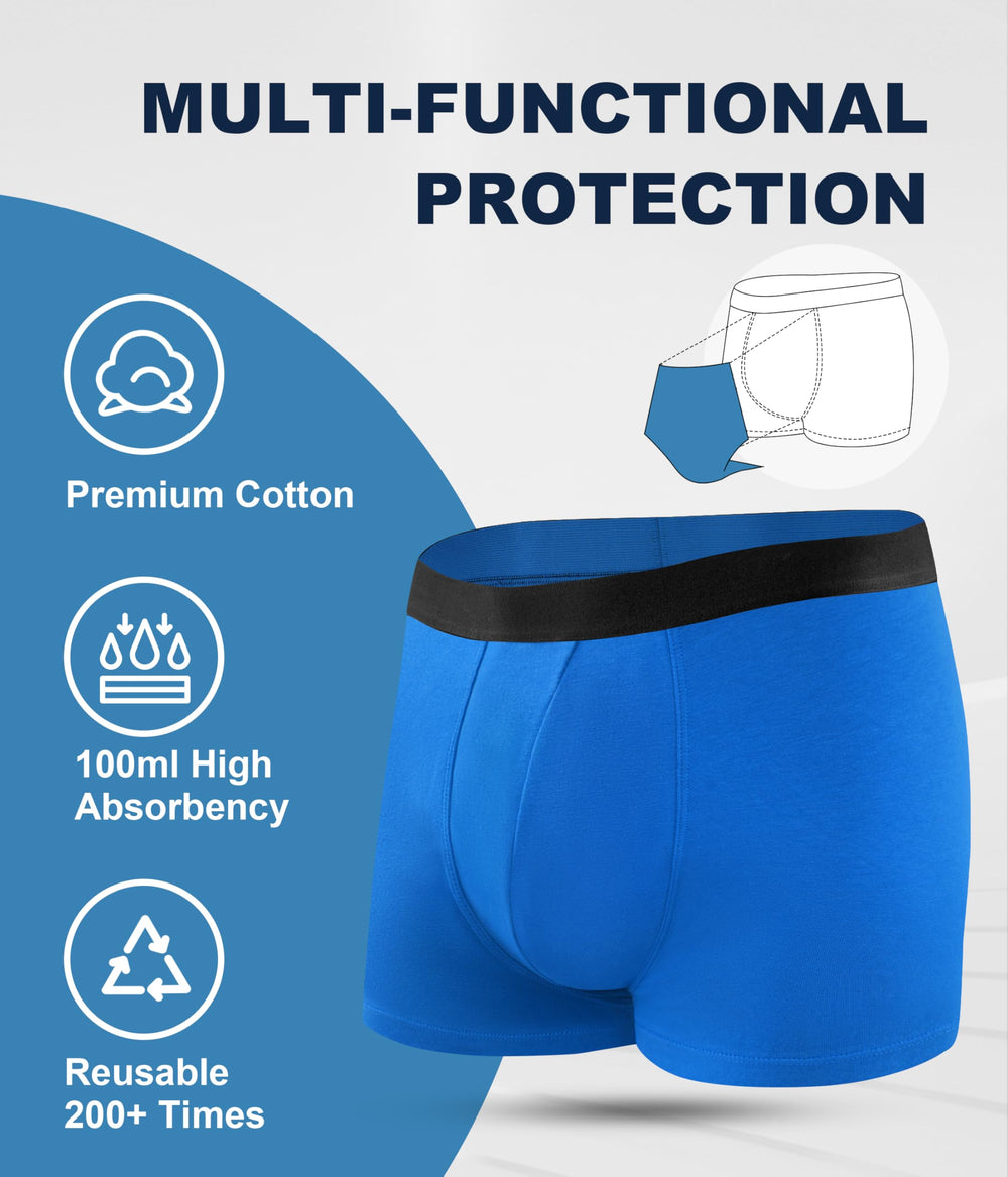 SUNCHIRI leakproof underwear with 100ml core—confident protection during daily routines.