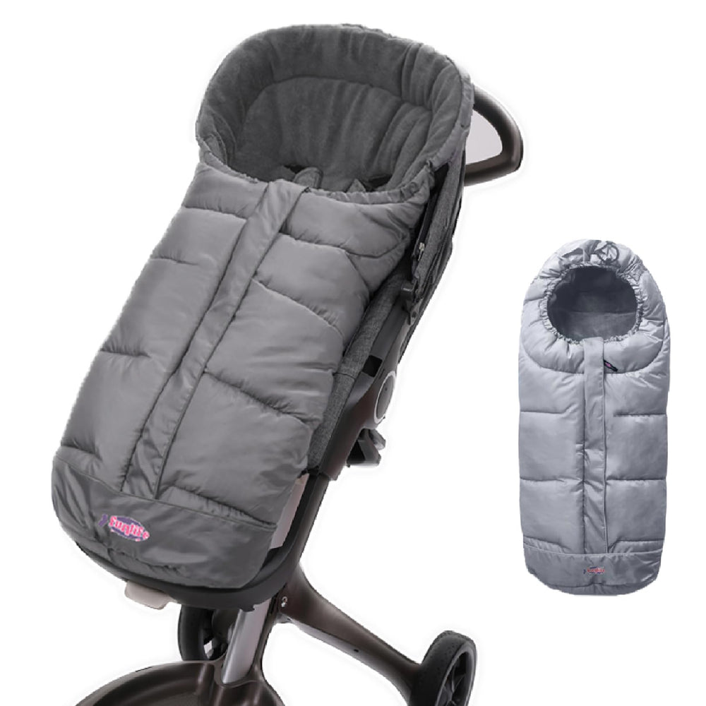 Sunday anti-kick winter stroller blanket front view showing cozy weather protection for babies keeping baby warm outdoors