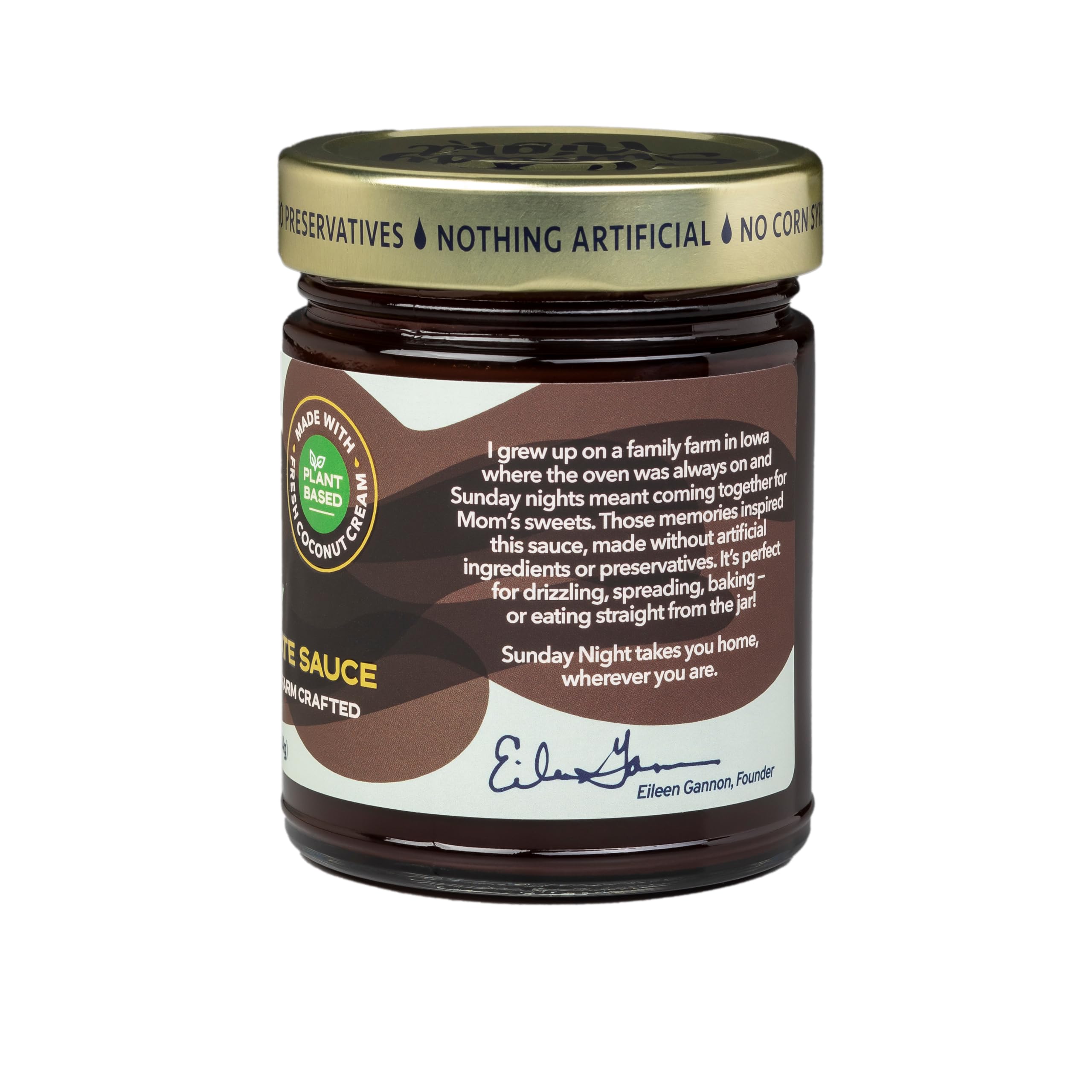 Sunday Night fudge sauce serves as a dip for fruit and pastries.