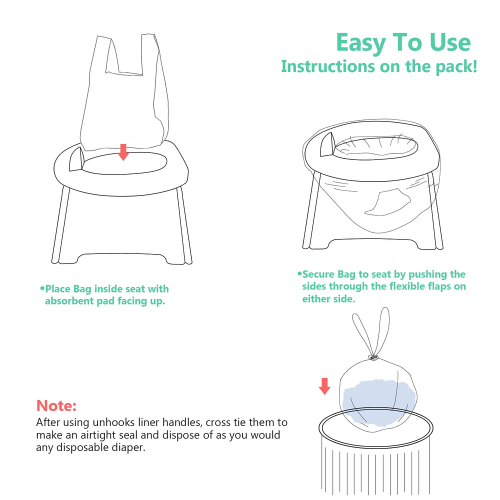 Sundee potty liner hygiene-solution demonstrates hands-off hygiene