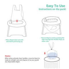 Sundee potty liner hygiene-solution demonstrates hands-off hygiene