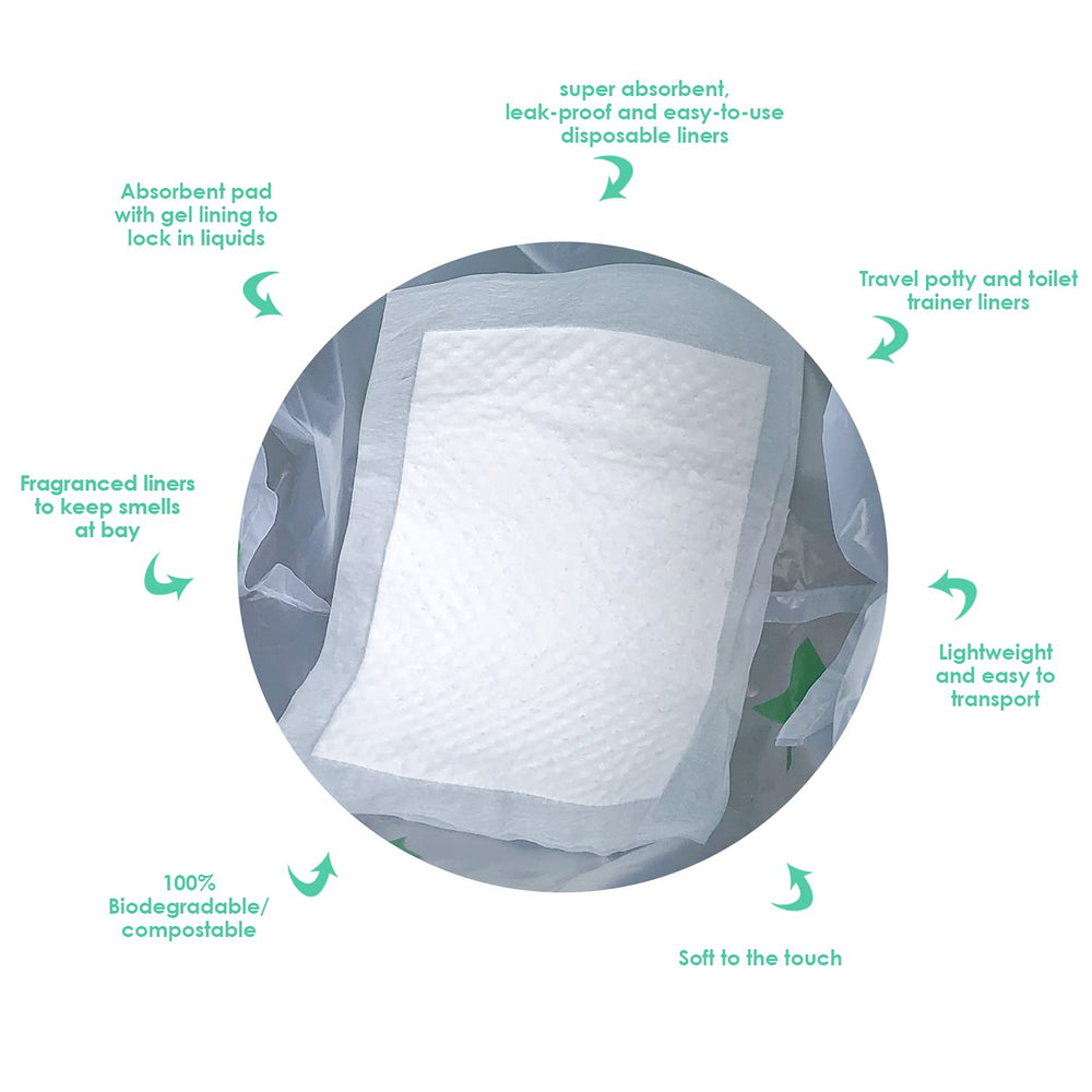 Sundee portable liner design for on-the-go travel use