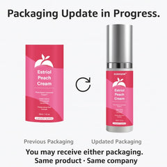 SUNHQXM Estriol Cream packaging showing unscented moisturizing formula.