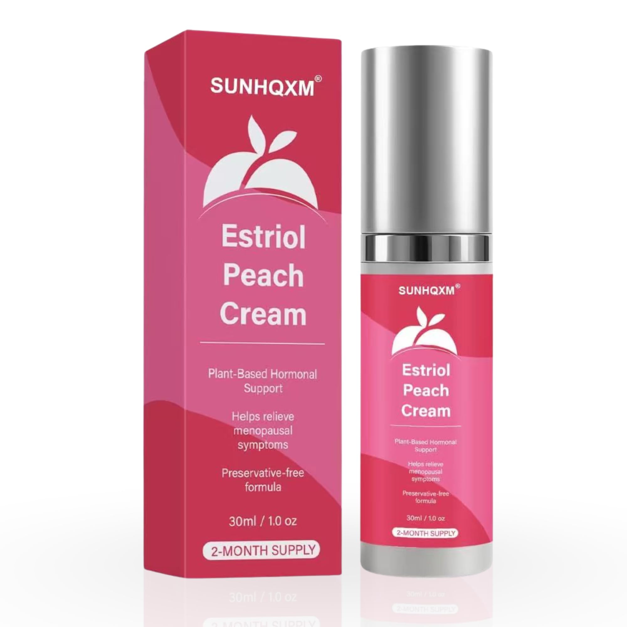 SUNHQXM Estriol Cream tube front view for daily intimate hydration and comfort.