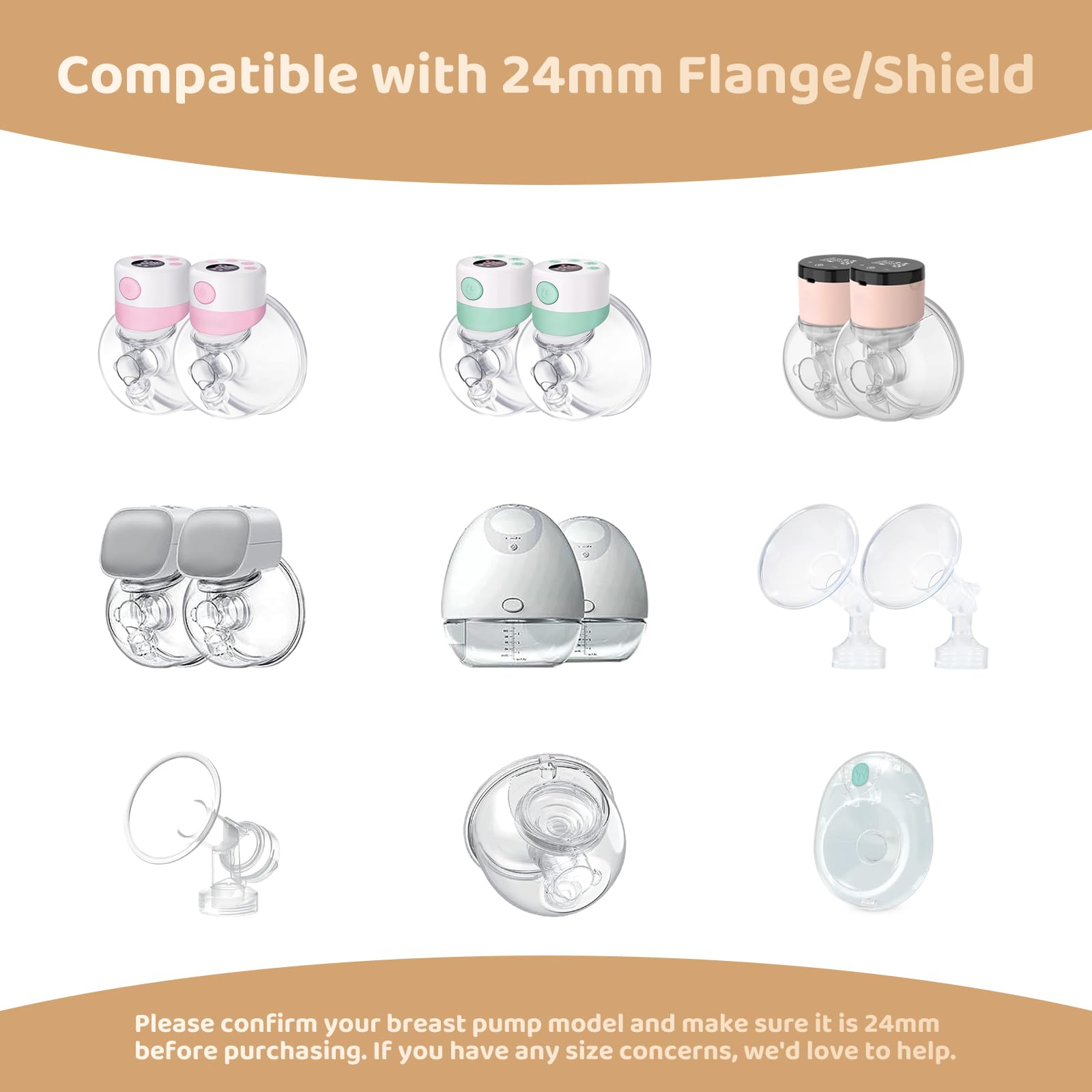 Suniceme BPA-free silicone inserts offer safe, skin-friendly pumping