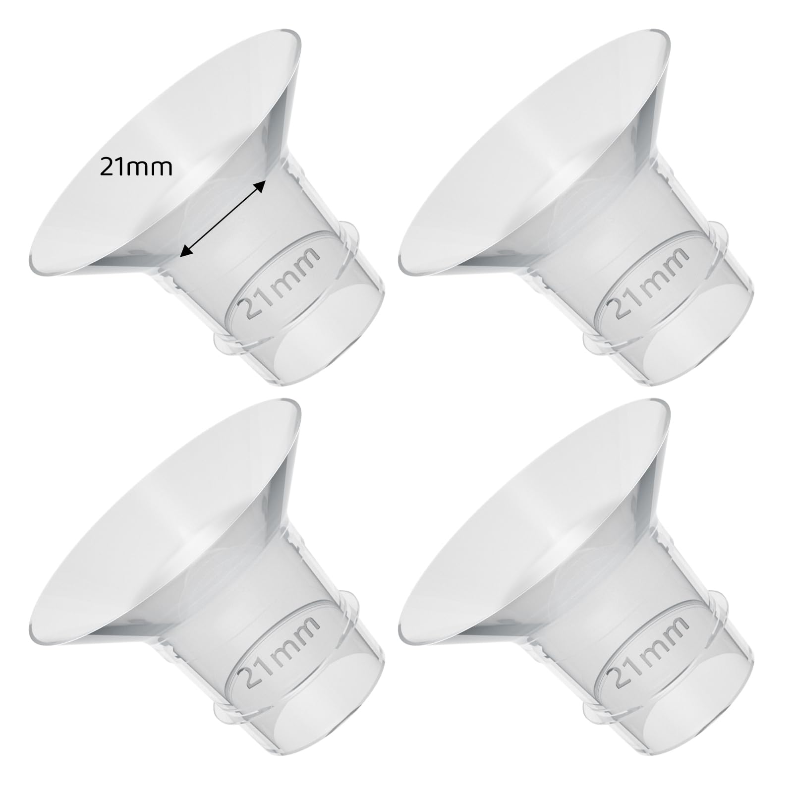 Suniceme flange inserts 21mm fit provide a snug 21mm tunnel for comfortable pumping