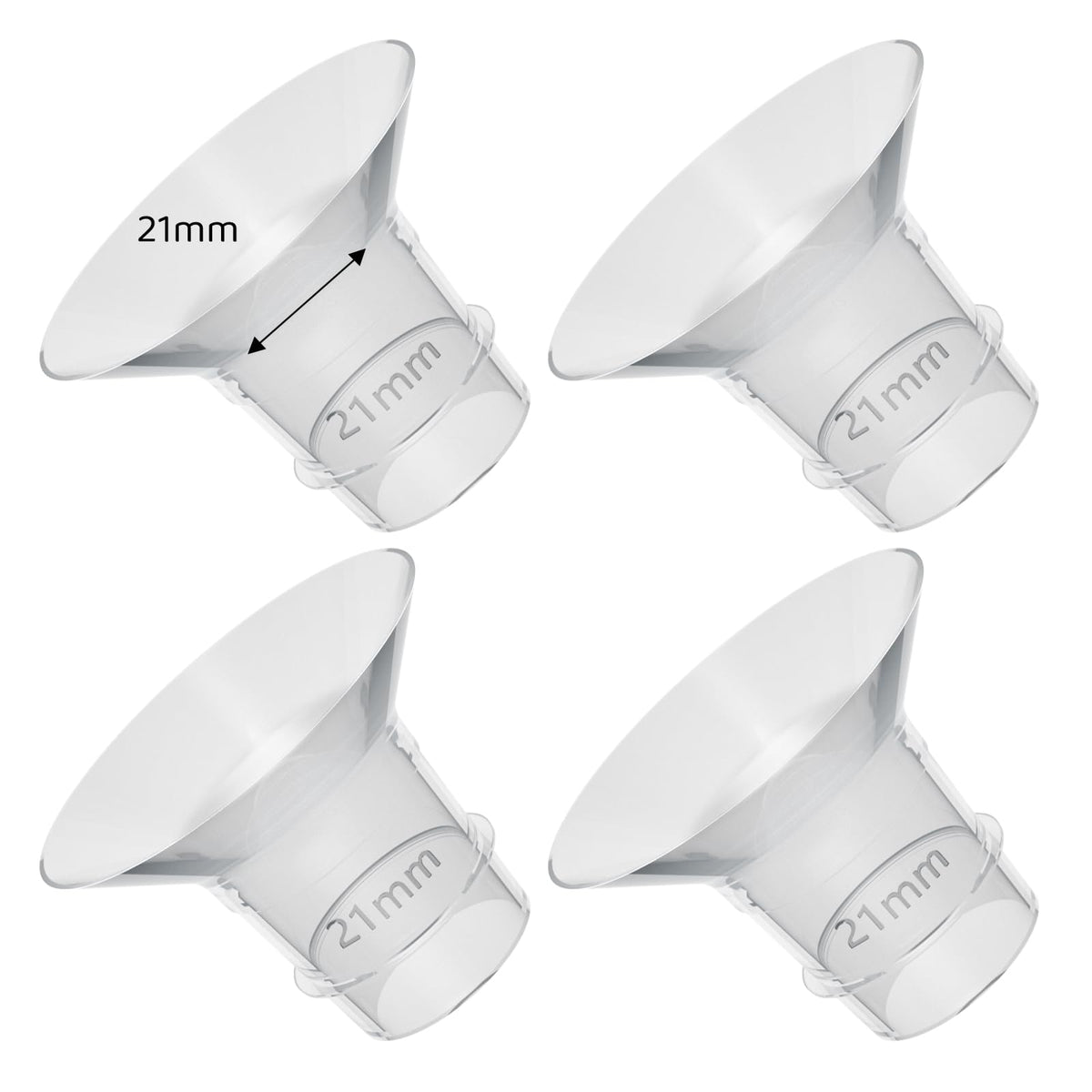 Suniceme flange inserts 21mm fit provide a snug 21mm tunnel for comfortable pumping