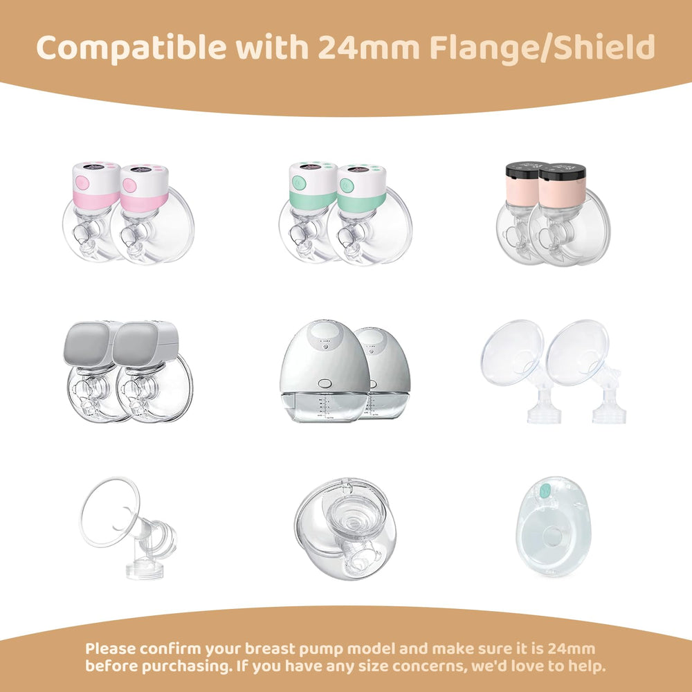 Suniceme inserts compatible with Momcozy, Medela, Spectra and more for flexible use.