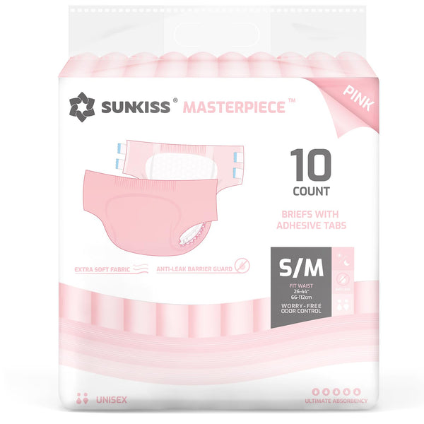 SUNKISS Masterpiece Diapers front view showing full coverage for daily wear