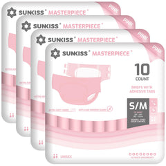 SUNKISS Masterpiece heavy-absorbency core provides reliable protection for adults.