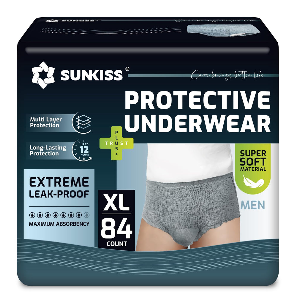 SUNKISS Incontinence Underwear with ergonomic design for comfortable all-day wear.
