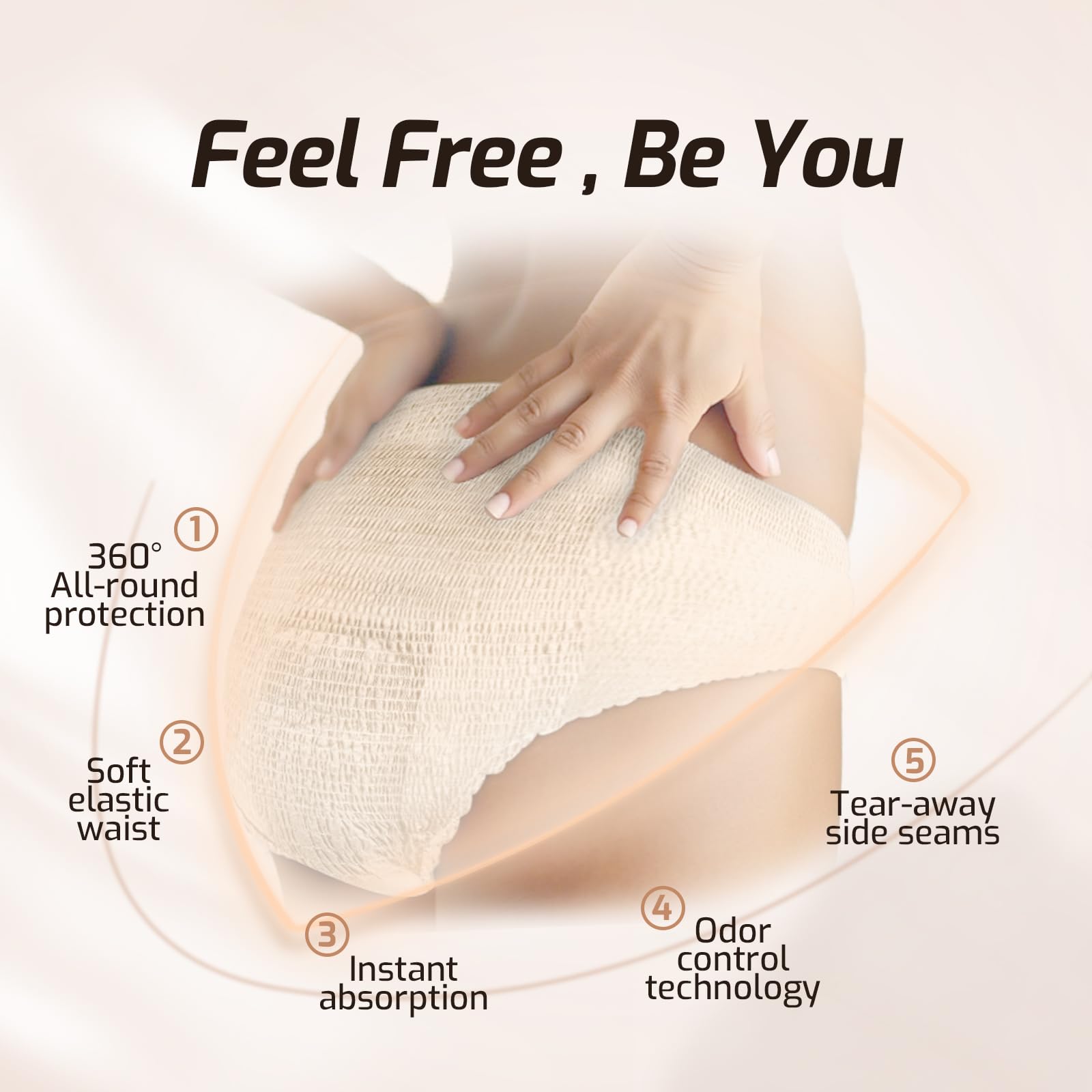 SUNKISS Odor-Lock technology neutralizes odors for lasting confidence