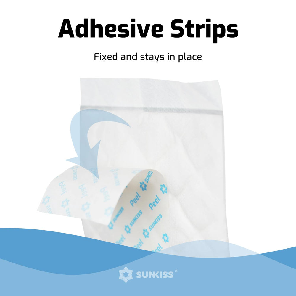 SUNKISS Trustplus booster pad odor-control core for dryness and freshness.