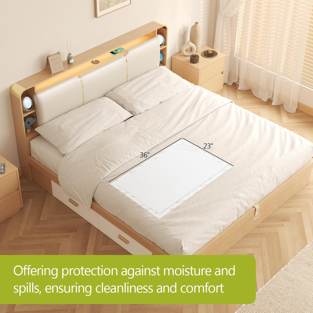 SUNKISS TrustPlus underpad used by an elderly user for dryness.