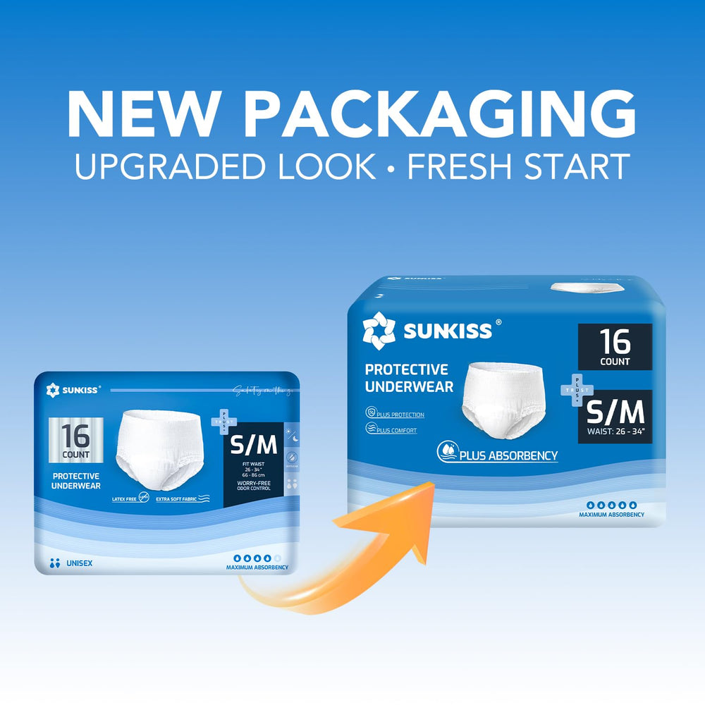 SUNKISS TrustPlus three-size range fits a wide variety of body shapes
