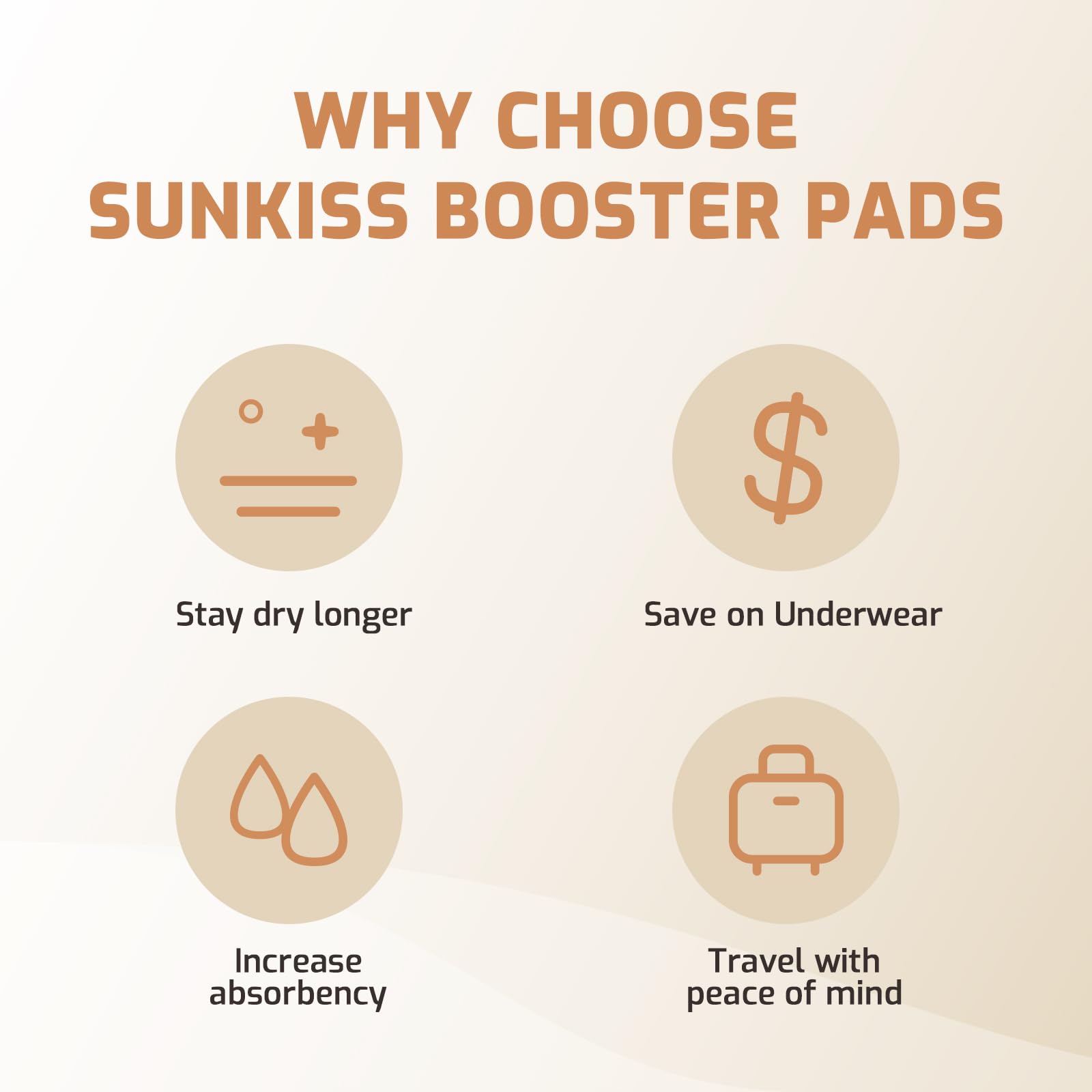 SUNKISS Trustplus is suitable for nighttime use with quick-dry surface