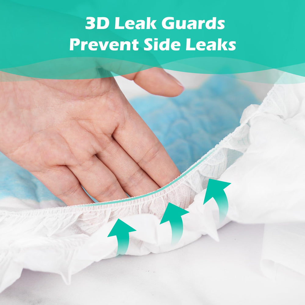 Soft, cloth-like material of SUNKISS TrustPlus briefs for skin comfort.