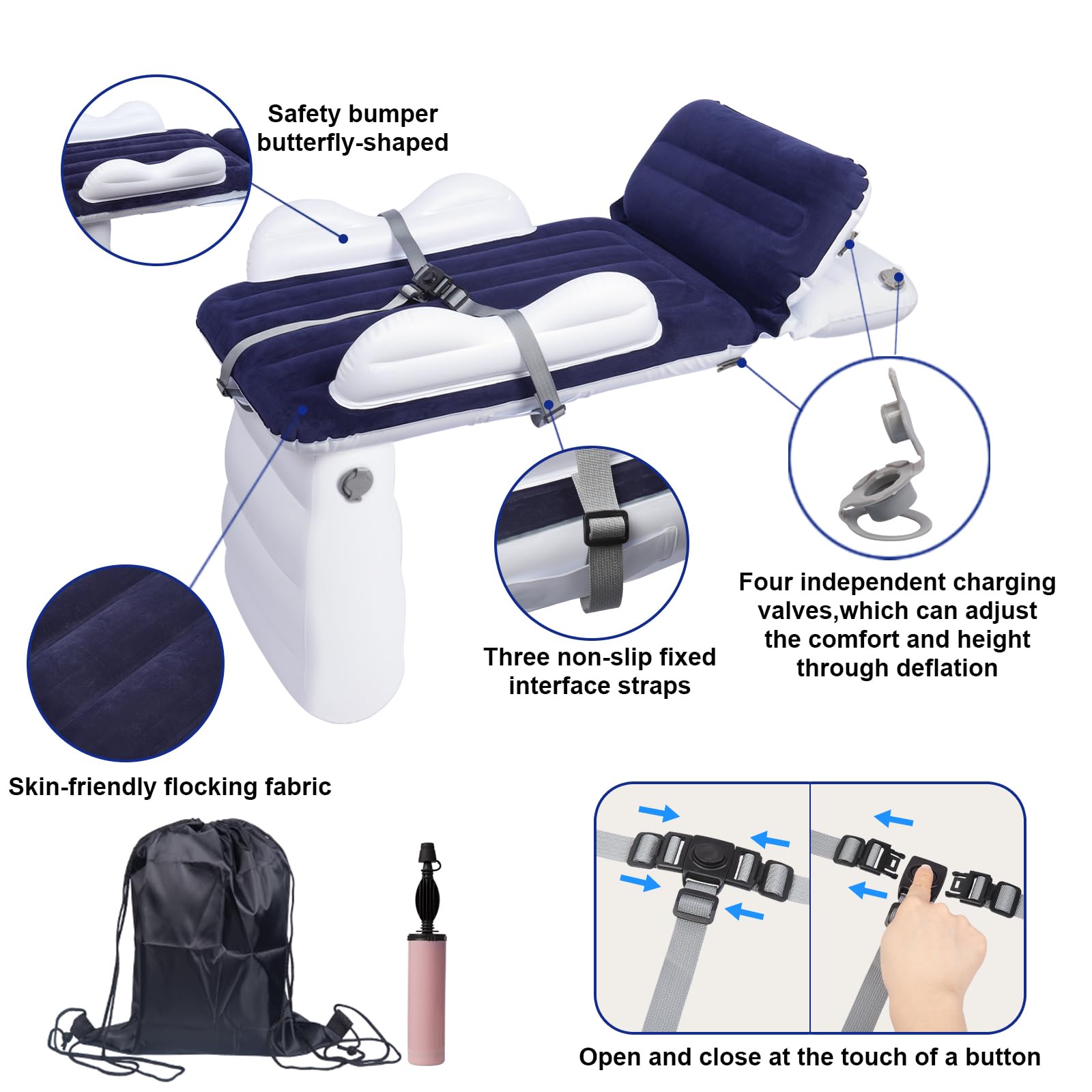 Sunlisky bed with adjustable length to fit space and height.