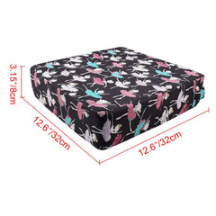 Sunmall Dance Girl booster seat side view, portable for on-the-go dining.