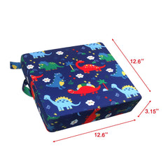 SUNMALL booster with adjustable belt securing under the chair