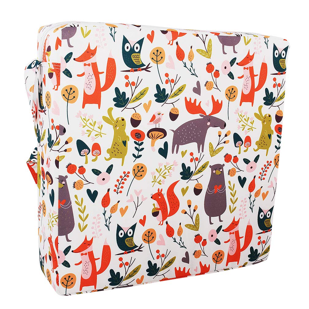 SUNMALL toddler booster seat for dining with soft padding for comfort.