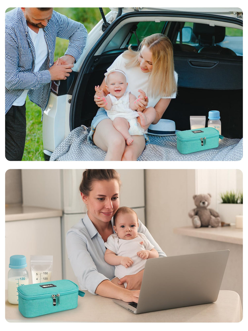 SUNMON versatile cooler bag used for snacks or cosmetics when milk isn’t needed