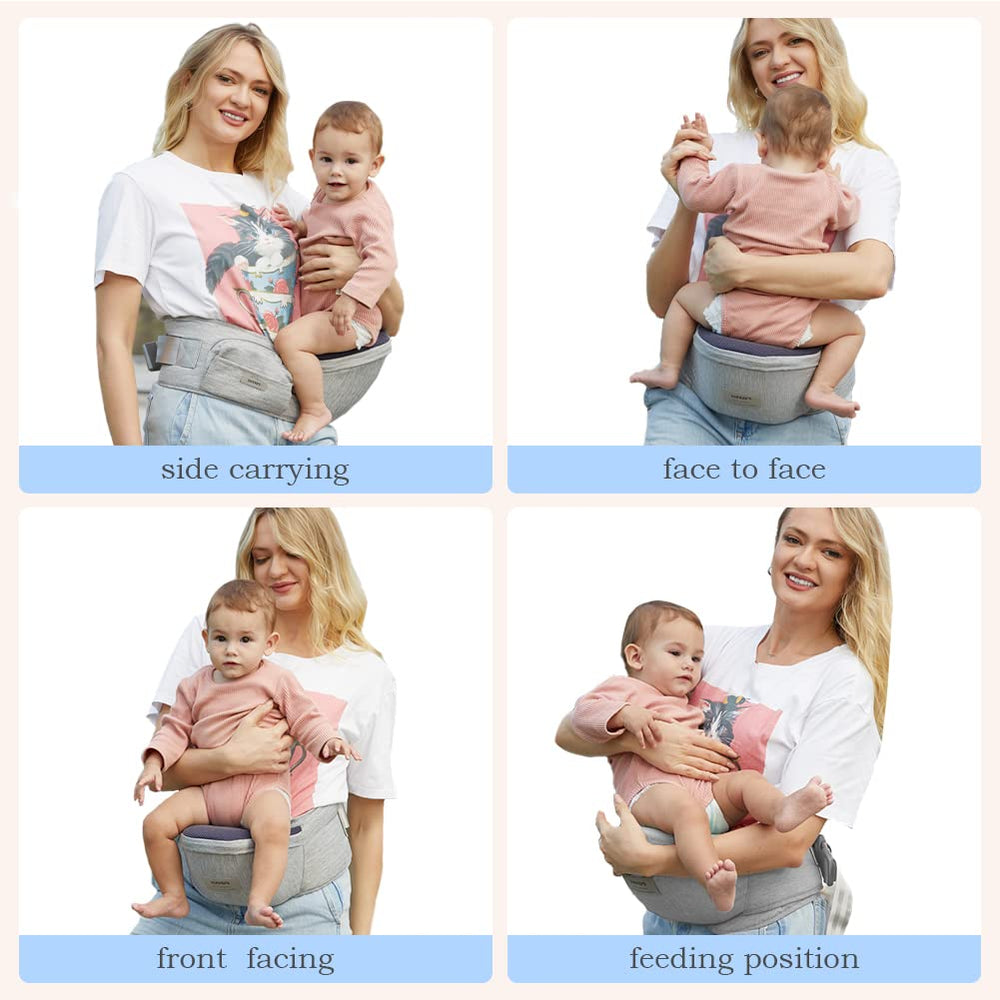 Sunnors ergonomic hip positioning aids comfortable parental posture.