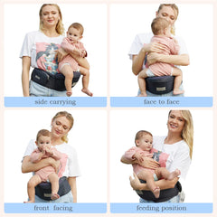 Sunnors hip baby seat adjustable waistband view demonstrates customizable comfort