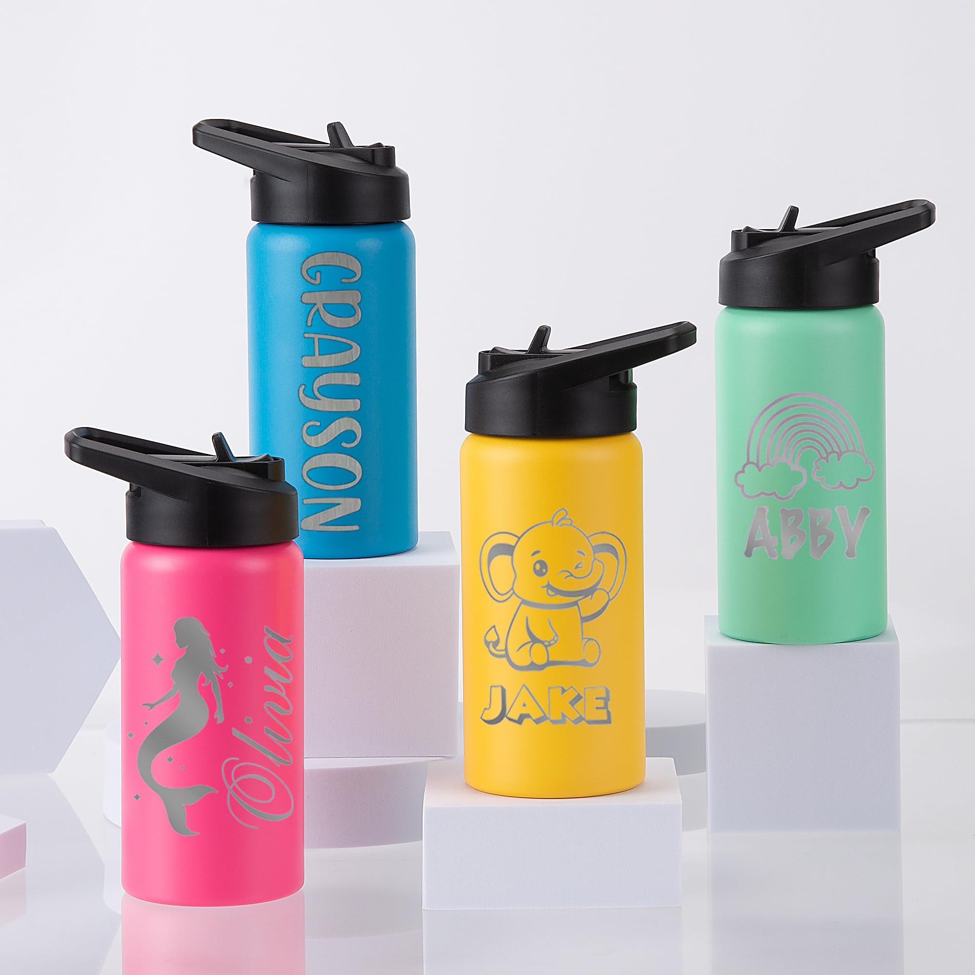 SUNNOW lightweight bottle with handle is easy to carry anywhere.