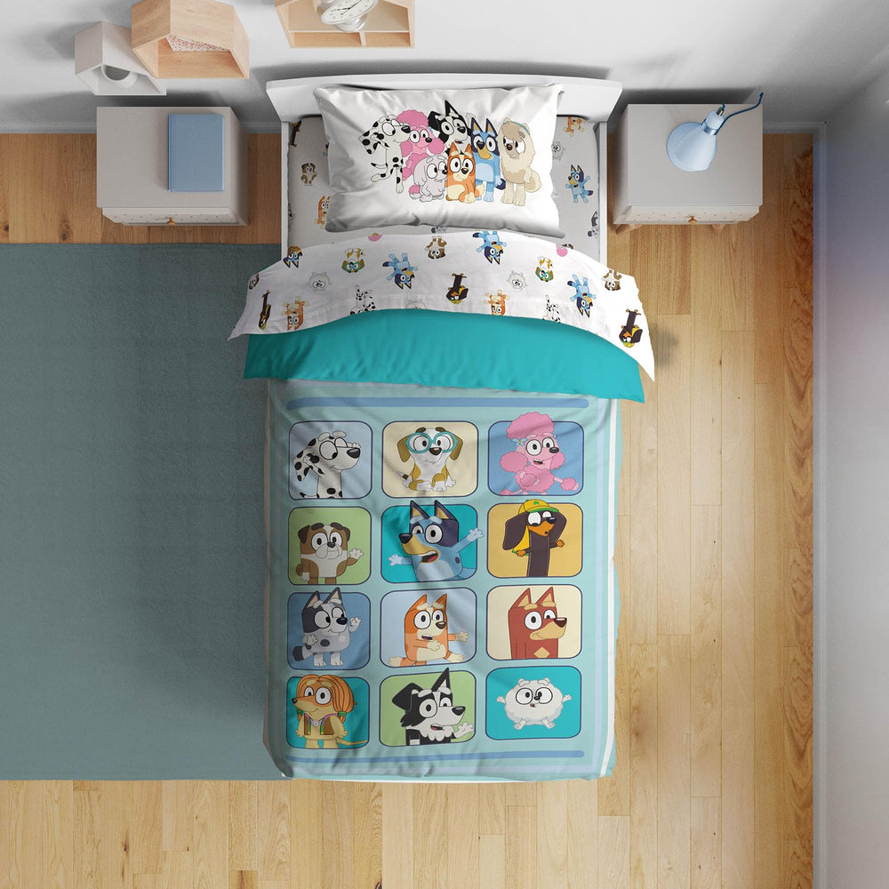 Sunny Side Up Bluey comforter for toddlers adds cozy bedtime warmth