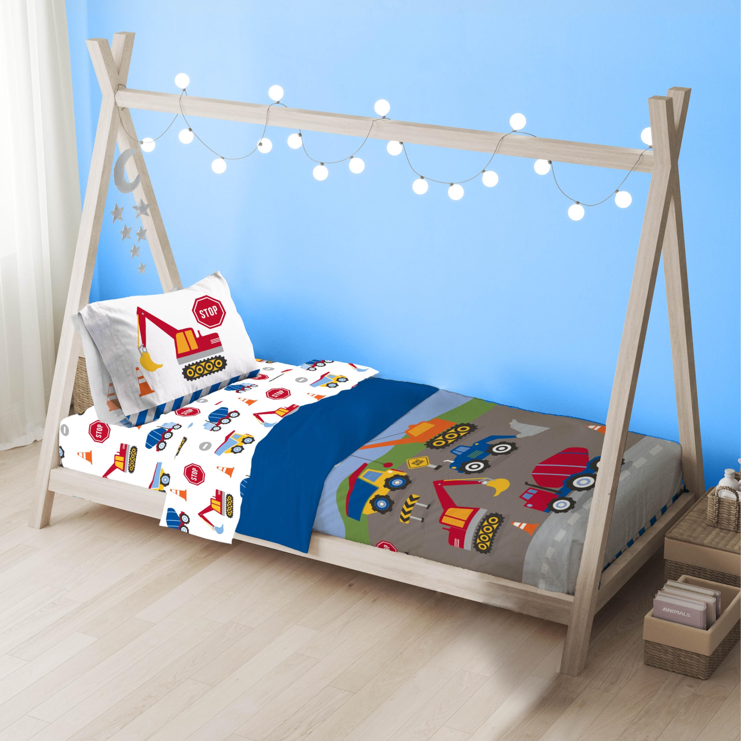 Sunny Side Up construction zone design patterns emphasizing fun, safe sleep space