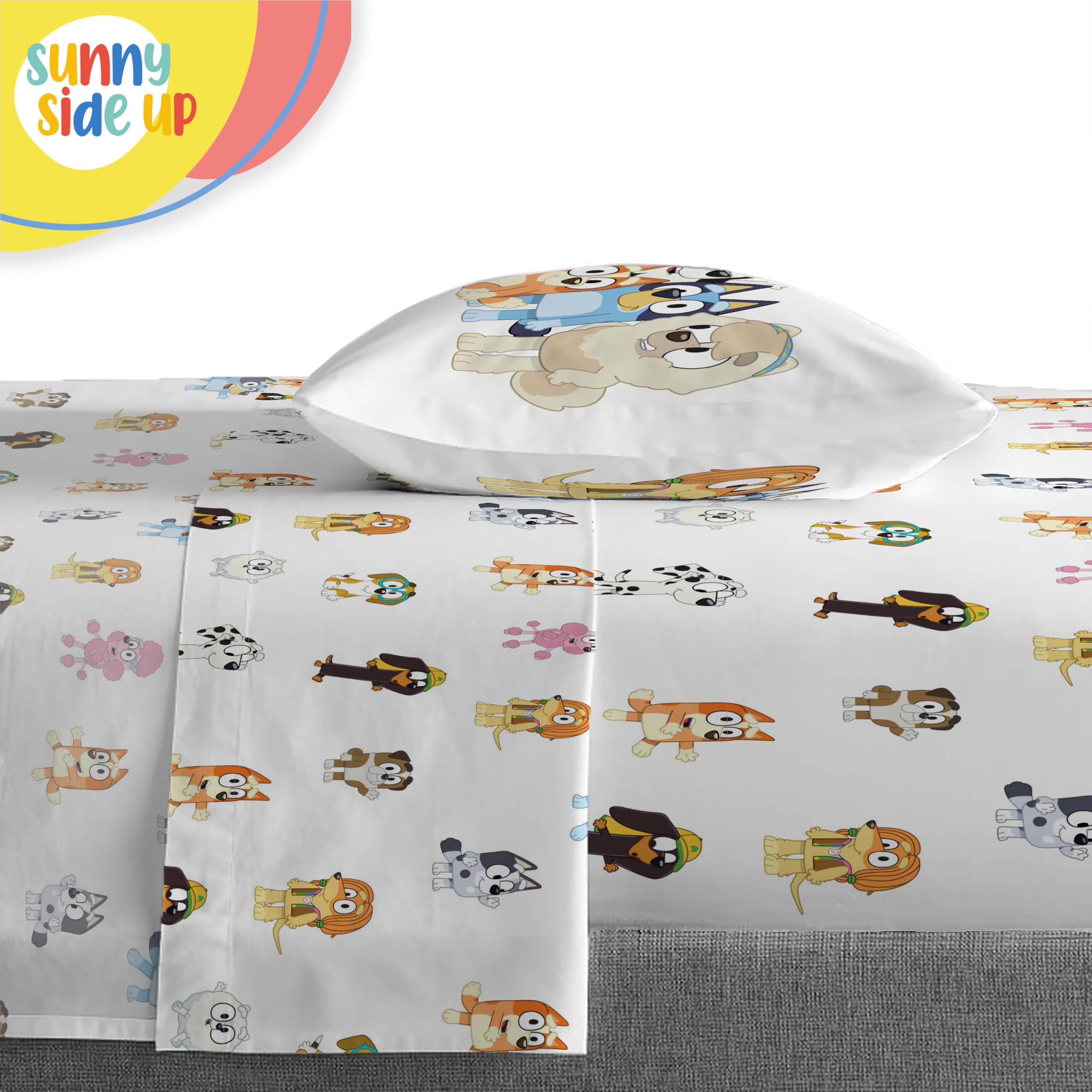Sunny Side Up microfiber fabric feels soft and breathable year-round