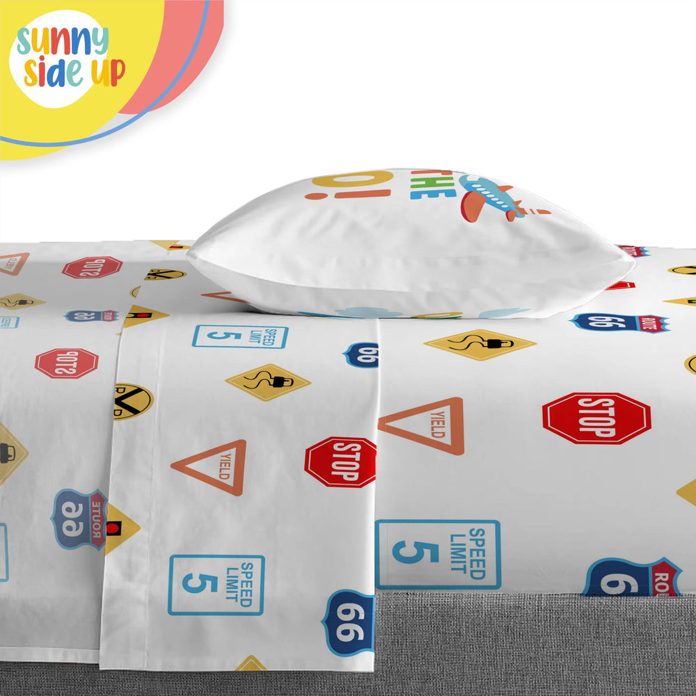 Sunny Side Up microfiber texture, super soft feel for naps