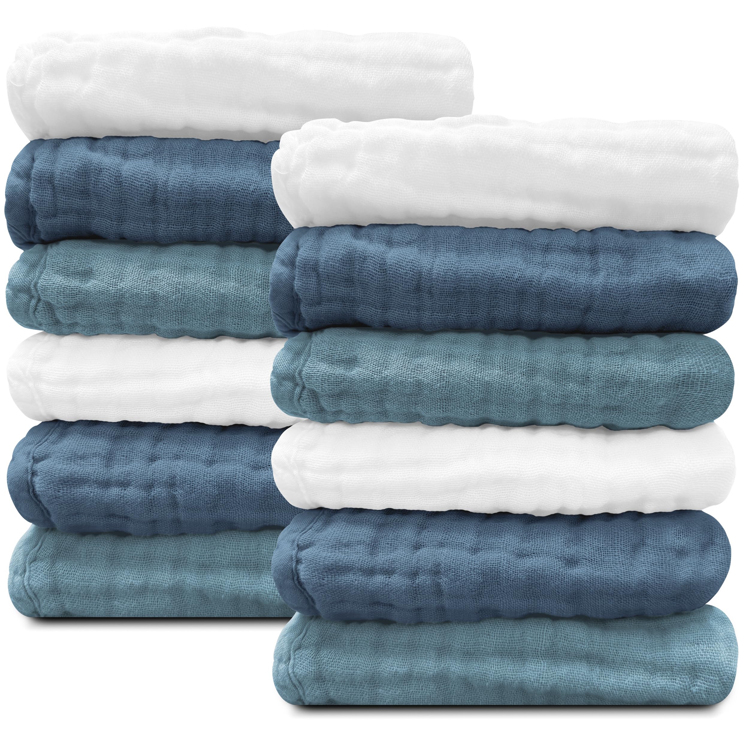Sunny zzzZZ baby washcloth close-up shows soft cotton muslin for gentle baths.