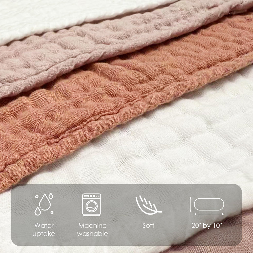 Sunny zzzZZ muslin burp cloths pre-washed and easy-care