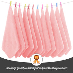 Sunny zzzZZ pink coral fleece washcloths ideal for baby baths