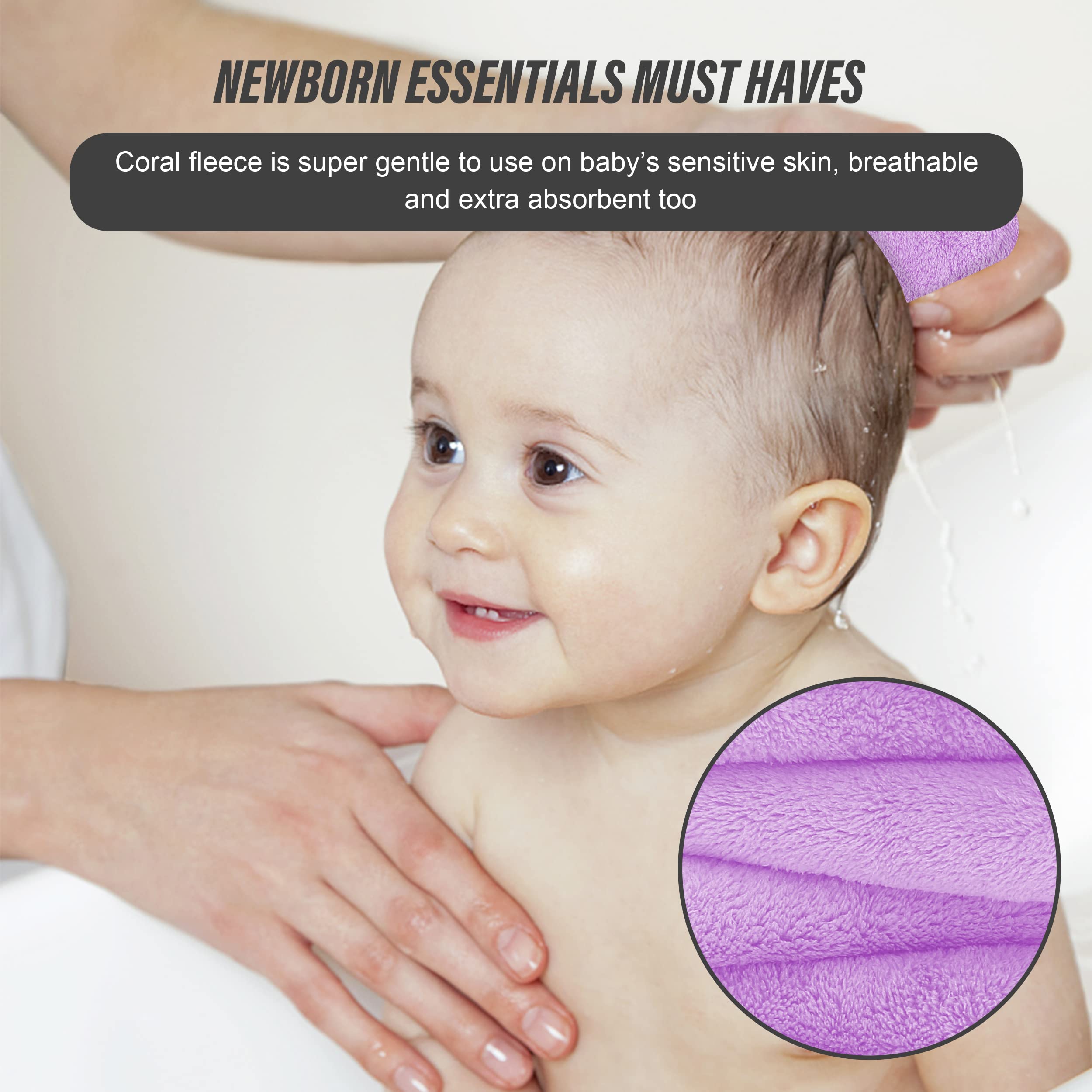 Sunny zzzZZ multi-use cloths; highly absorbent for bath and face care.