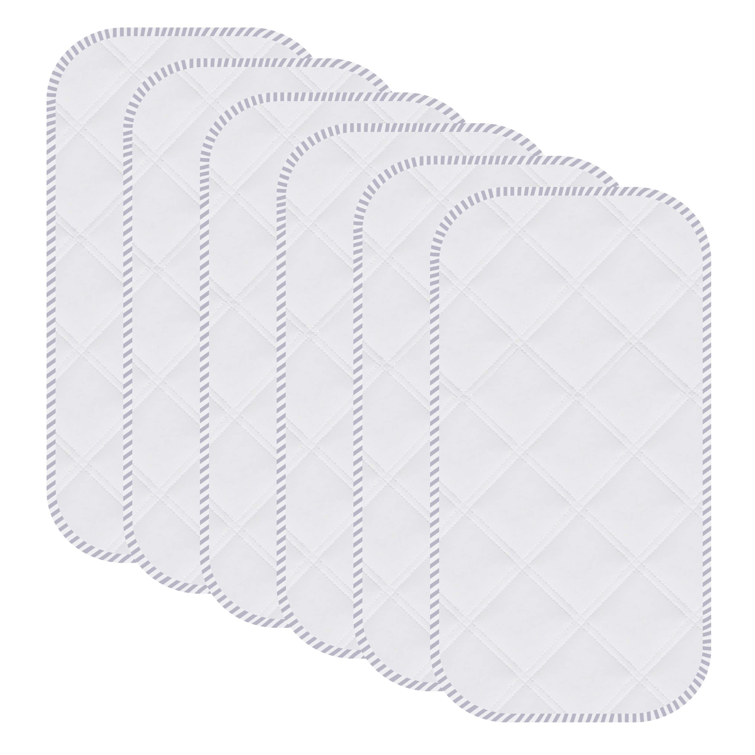 Sunny zzzZZ changing pad liners flat lay show six-pack durable protection.