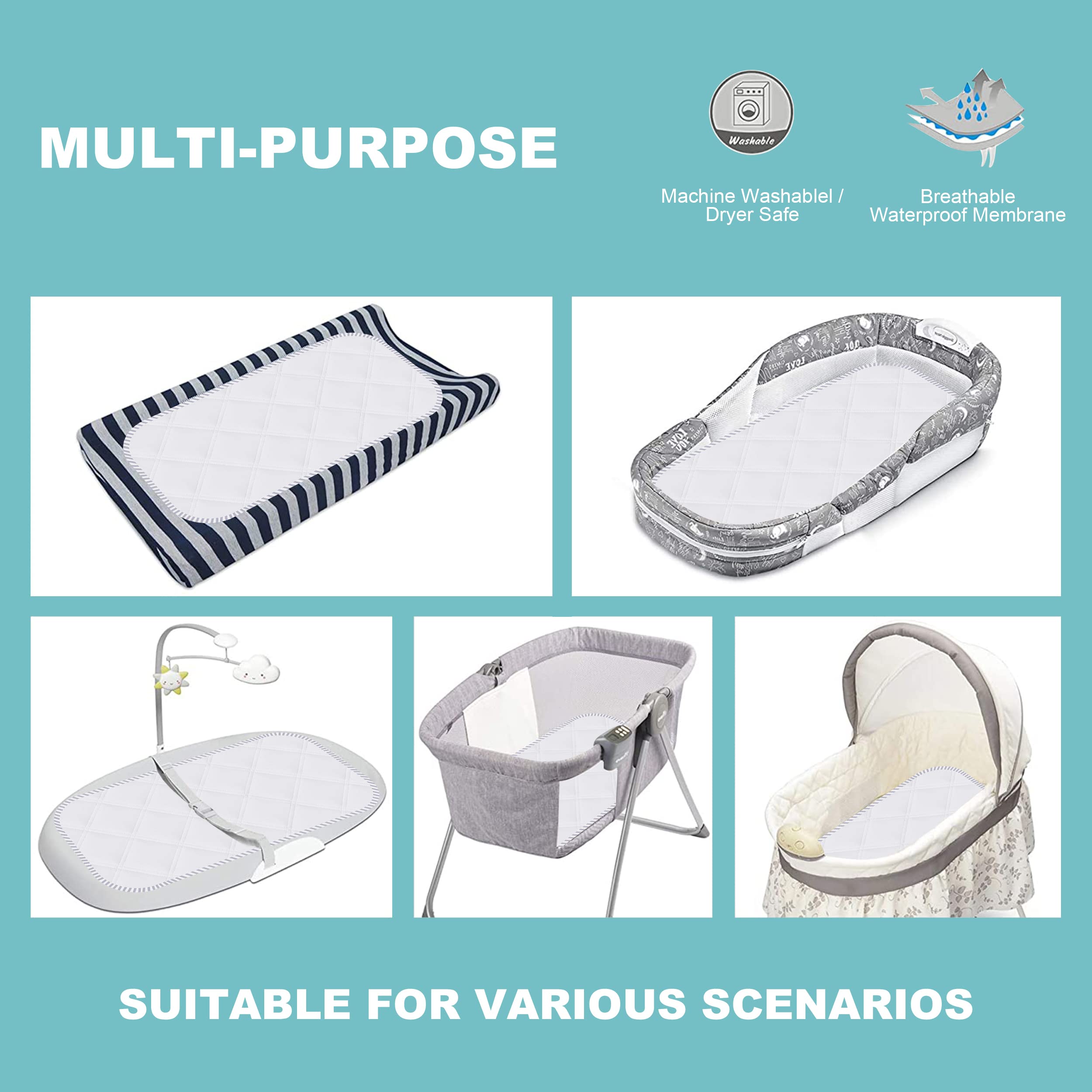 Sunny zzzZZ machine-washable liner demonstrates easy cleaning and reuse.
