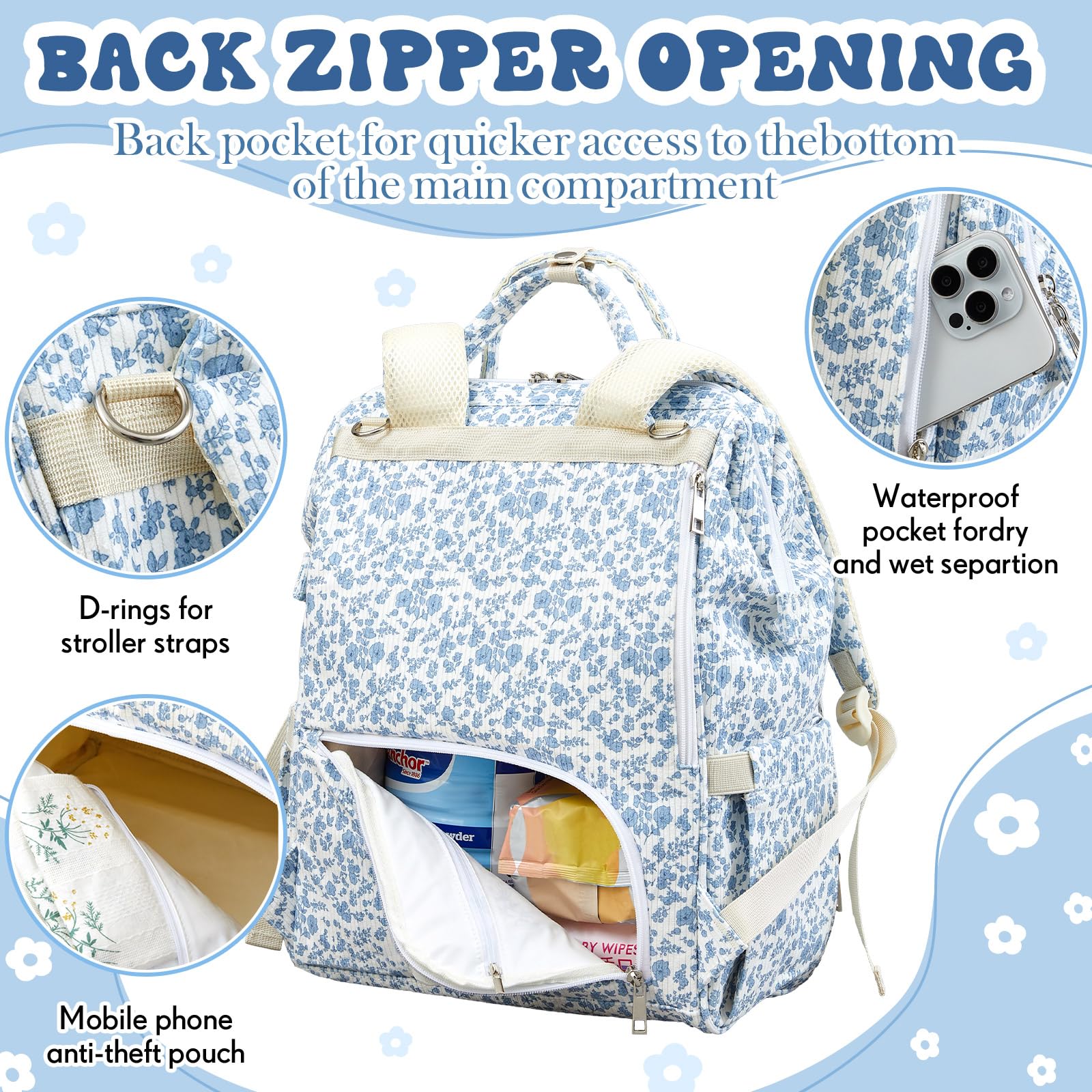 Sunnymove separate damp clothing compartment to isolate wet items