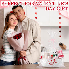 Sunnymove valentines basket size 12x8x5 inches fits gifts and decor.